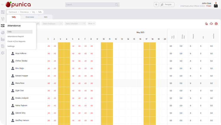Attendance Management illustration