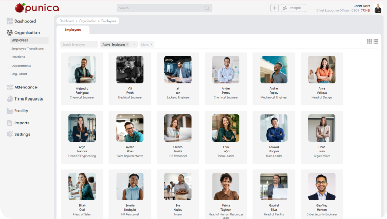 Quick Access to Employee Profiles illustration