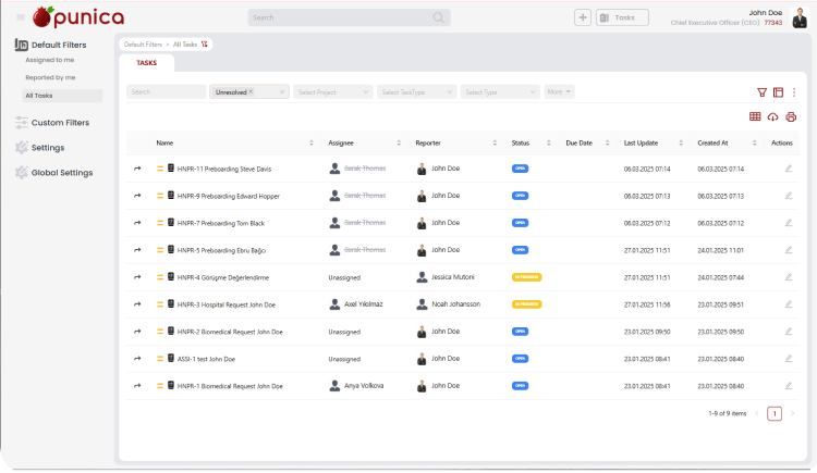 Tasks Module
